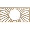 Ekena Millwork Hoover Wood Fretwork Pierced Ceiling Medallion, Hickory, 36"W x 18"H x 13 3/8"ID x 1/4"T CMWP36X18X0250HOHI - alternate 1